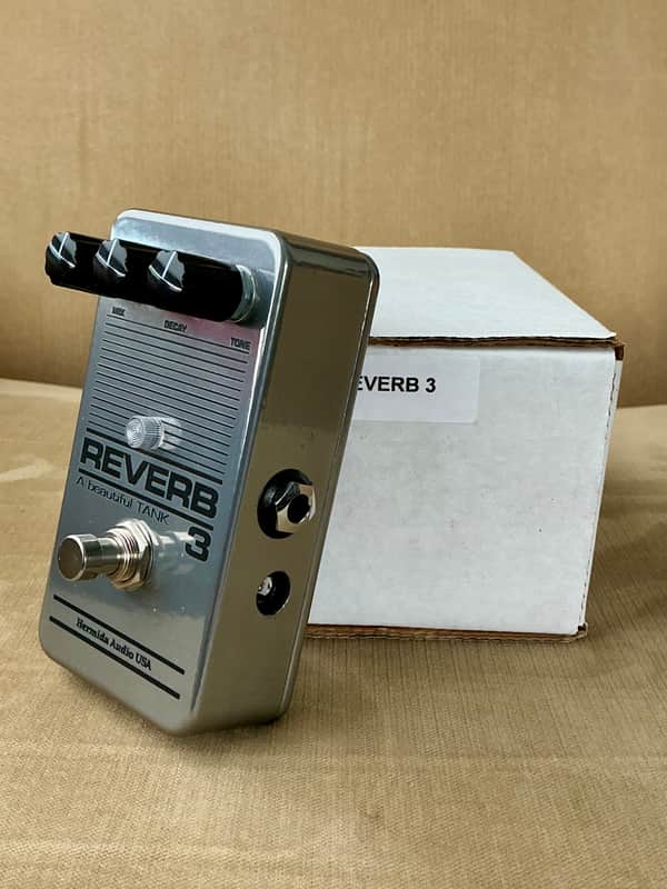 Hermida Audio Reverb 3 by Lovepedal 3-Knob - Silver image 1