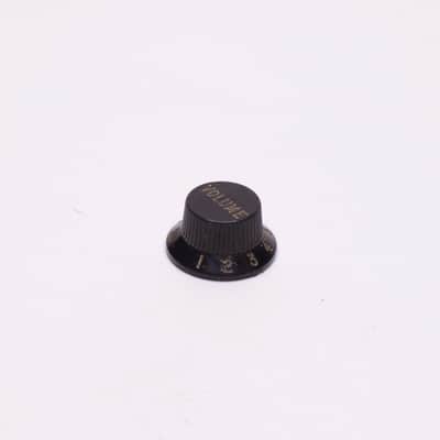 1970s Vintage Fender Stratocaster Volume Single Knob Black USA Strat image 2