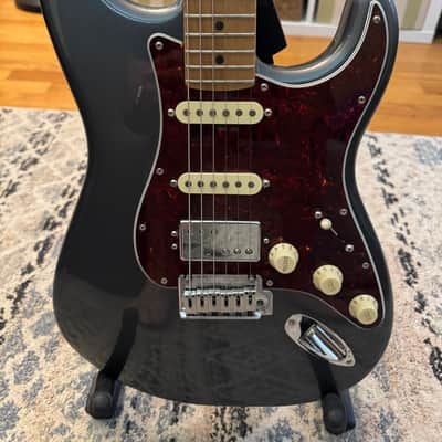 Fender Player Plus Stratocaster HSS with Roasted Maple Neck 2022 - Charcoal Frost Metallic image 3
