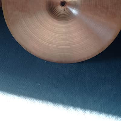 Vintage Paiste 505 13" Medium Hi-Hat Cymbals (1980, Black Label, Made in Germany) image 8