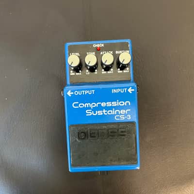 Boss CS-3 Compression Sustainer 1997 - Present - Blue Electric Guitar Effects FX Pedal image 2