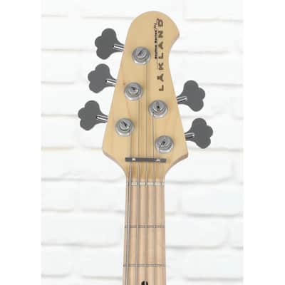 Lakland Skyline 55-01 Standard Bass Guitar - 3-Tone Sunburst with Maple Fingerboard (Demo Unit) image 6