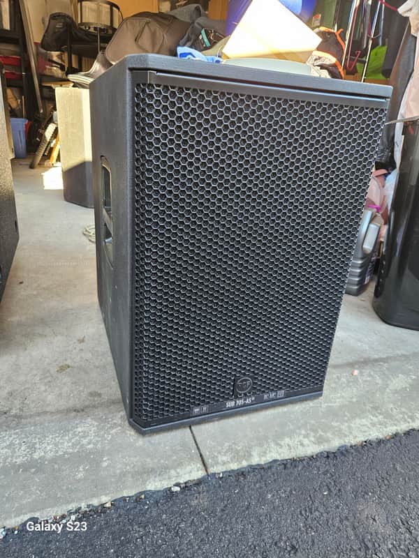 RCF SUB-705AS-MK3 15" Powered PA Subwoofer 2023 - Present - Black image 1