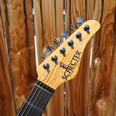 Schecter DIAMOND SERIES PROTOTYPE California Classic - Charcoal Burst 6-String w/ Hard Case (2023) image 7