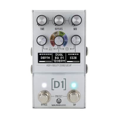 Walrus Audio Mako D1 MKII High Fidelity Stereo Delay - Effect for Guitars image 8