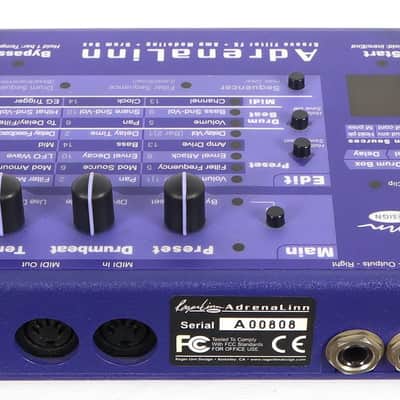 Roger Linn AdrenaLinn Guitar Multi Effects Pedal Amp Modeler Drum Machine image 6