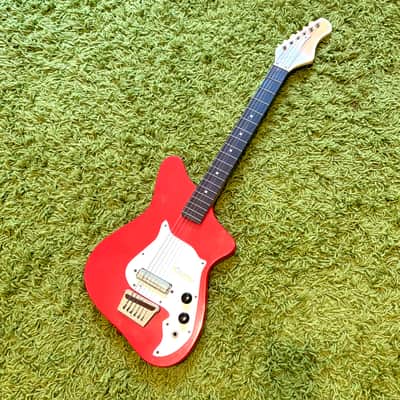1960's Alamo Fiesta Guitar Bright Red image 1