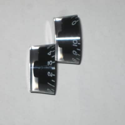 TWO new (open package) very near A+ genuine Gibson BLACK SPEED Knobs PRSK-010 (only 2 knobs from the PRSK-010 set are for sale - the other 2 knobs are NOT included) minor surface imperfections on top sides image 4
