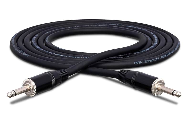 Hosa SKJ-405 REAN 1/4" TS Pro Speaker Cable, 5 Feet image 1