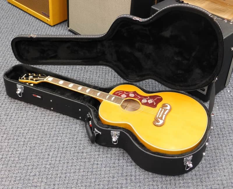2022 Epiphone Inspired by Gibson J-200 Acoustic-Electric Guitar w/Case! Antique Natural! VERY NICE!!! image 1