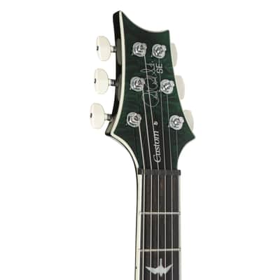 PRS SE Custom 24 Quilt Teal Black 2026 - Electric Guitar image 8