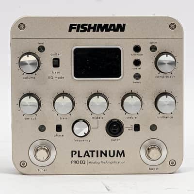 Fishman Platinum Pro EQ DI Acoustic Preamp Pedal EQ Compressor Boost FX Loop image 2