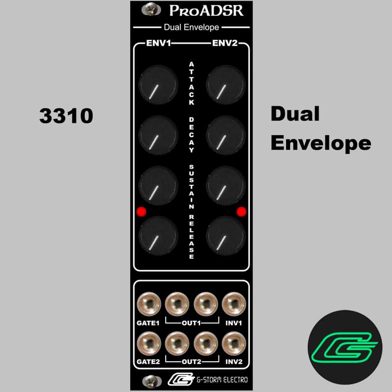G-Storm Electro ProADSR Dual Envelope Eurorack Module 8HP image 1