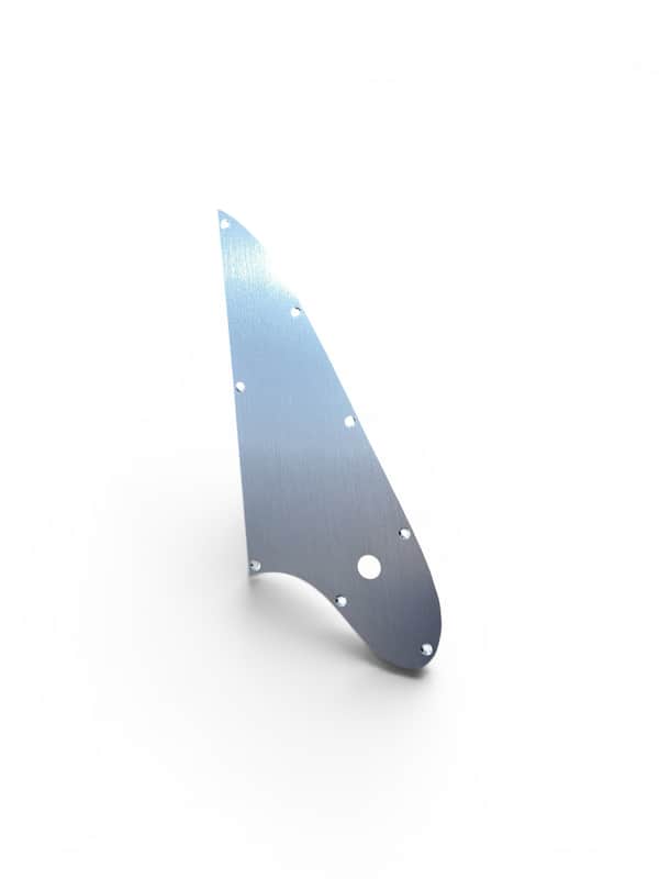 New Silver Brushed Anodized Aluminum Firebird Electric Guitar Pickguard Firebird image 1