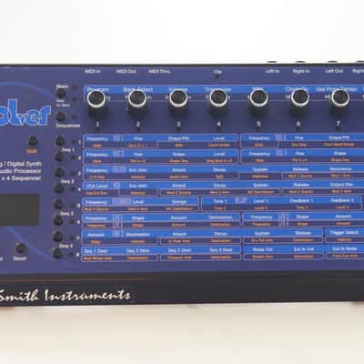 Dave Smith Instruments Evolver Desktop Monophonic Synthesizer 2002 - 2016 - Blue image 2