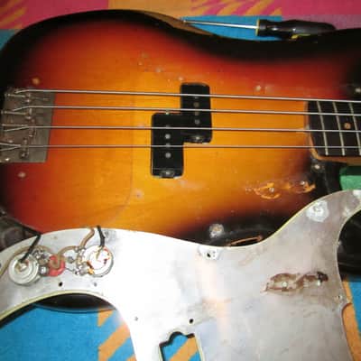 1963 Fender Precision Bass P Bass Electric Guitar Vintage image 21