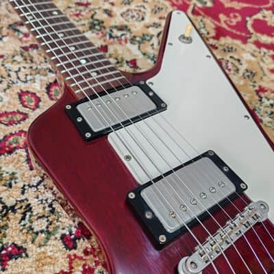 1991 Orville Explorer Gibson-Licensed Guitar, 100% Original, Japan Terada - Cherry image 11