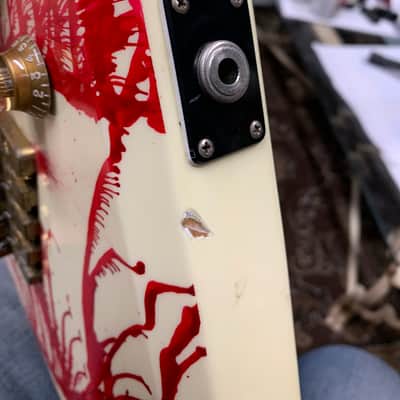 Aria pro  ZZ  B custom  1980’S Blood splatter image 4