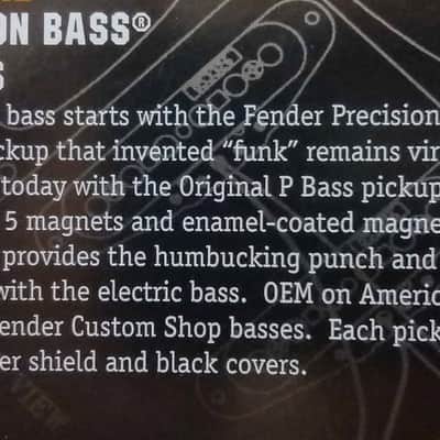 Fender Original USA Precision Bass Pickup Set, In Box, Like New image 5