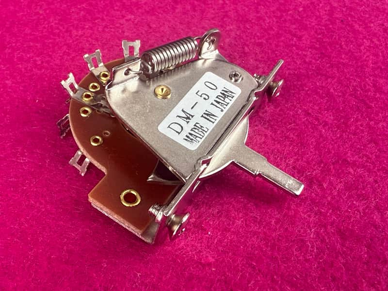 Hosco  Fender JV / Japan Stratocaster 5 way switch / import / Japan models DM-50 Steel image 1