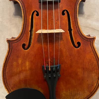 Jay Haide Modèle artistique à l’ancienne 2008 - Antiqued and JohnPaul nickel-mounted Brazil wood viola bow image 3