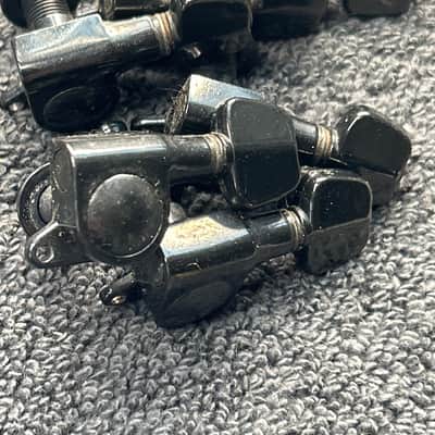 6 in line tuning pegs Tuning machines - Black image 2