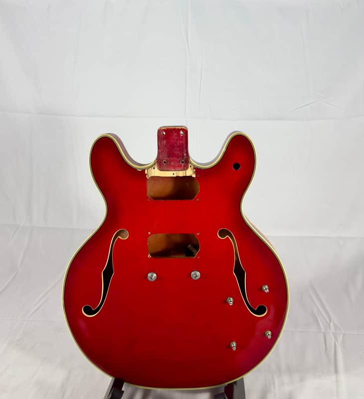 Epiphone Riviera EA-250 Hollowbody Electric Guitar Body MIJ Japan 1970’s - Red image 1