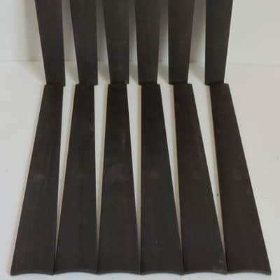 12 Ceylon Ebony 4/4 Violin Fingerboards High Graded Violin Viola Musical Lumber image 1