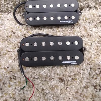 Lundgren M7 7 String Humbucker Set Black image 1
