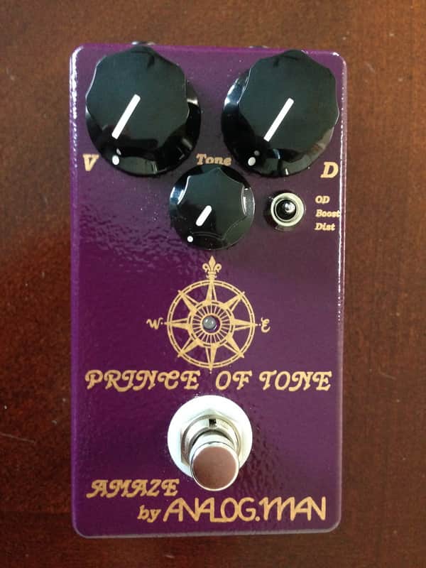 Analogman Prince of Tone Overdrive Pedal | Reverb