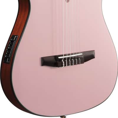 Ibanez FRH10N Thinline Nylon Acoustic Electric Guitar - Rose Gold Metallic Flat (FRH10NRGF) image 2