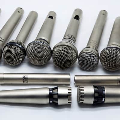 AKG Vintage Microphone Kit 1960s-1980s image 8