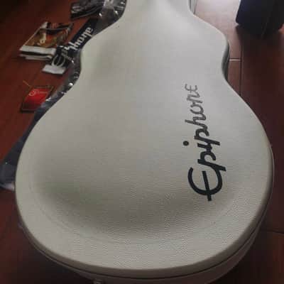 Epiphone Tommy Thayer Signature DEMO VIDEO "White Lightning" (US Customers Tax included in shipping cost) Les Paul Standard 2015 - 2019 - Metallic White image 12