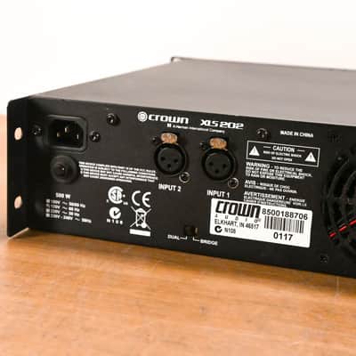 Crown XLS 202 2-Channel Power Amplifier CG010TY image 9