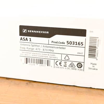 Sennheiser ASA 1 Active Antenna Splitter - 470-870 MHz (NO POWER SUPPLY) CG01ZT9 image 12