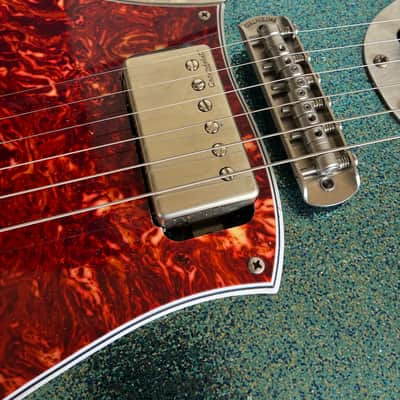YouTube Vid in Description!! JD Simo’s Novo Serus J Merman Sparkle Modified original soft case electric guitar image 17