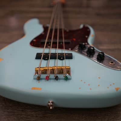AIO J-Bass Relic - Sonic Blue image 3
