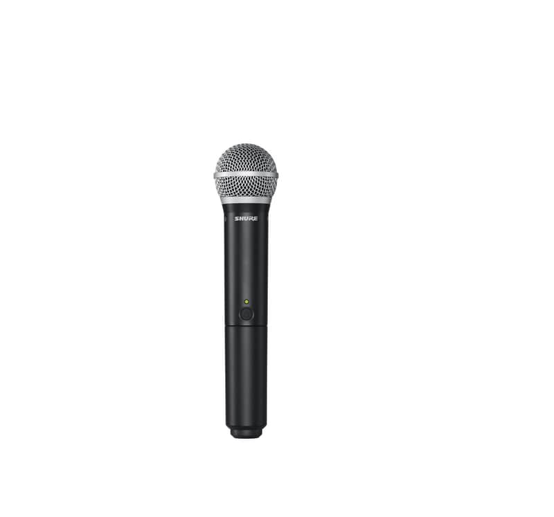 Mint Shure BLX2/PG58 BLX Series Wireless Handheld Transmitter with PG58 Mic -H10 Band (542-572MHz) image 1