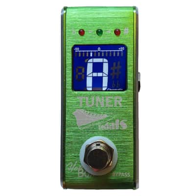 Hot Box Pedals Tuner Attitude Series Mini Green Chromatic Guitar / Bass Tuner Pedal True Bypass image 3