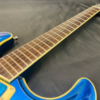Mosrite Super Custom SC-63 326S 2010年代 Metallic Blue Electric Guitar image 4