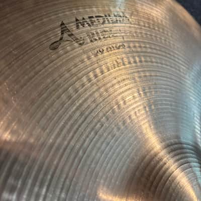 Zildjian 20" A Series Medium Ride Cymbal 1982 - 2012 - Traditional image 4