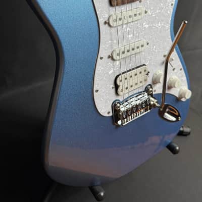 G&L Tribute Legacy HSS Electric Guitar Lake Placid Blue Finish image 5
