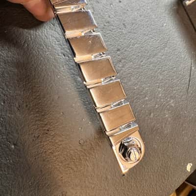 Carlino Rock Bottom bridge/sustain block system with tailpiece 2025 - Chrome image 6