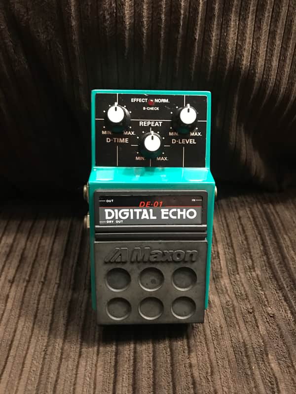 Maxon DE-01 Digital Echo Pedal *Vintage MADE IN JAPAN) image 1