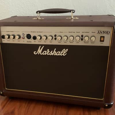 Marshall AS50D 2-Channel 50-Watt 2x8" Acoustic Guitar Combo Amp image 1