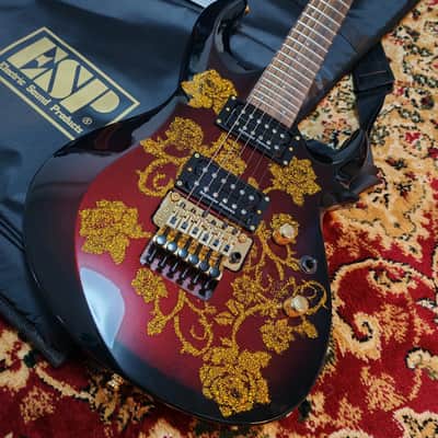 *AS NEW* 2024 ESP Edwards E-Maiden HIZAKI Signature Model - Rose MIJ Japan image 2