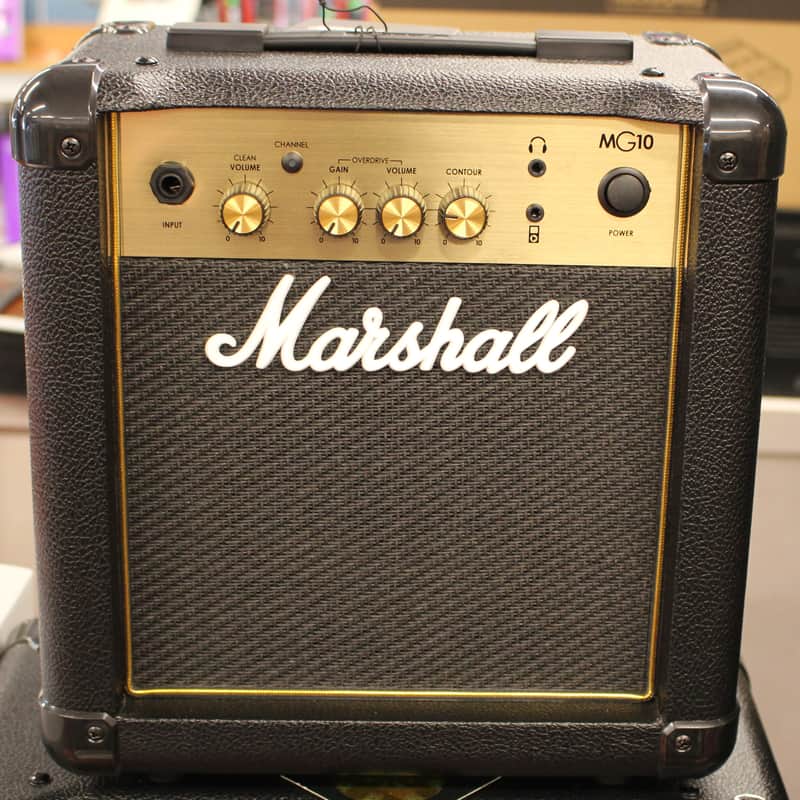 Marshall Gold MG10G 10 Watt Guitar Amplifier Combo Black image 1