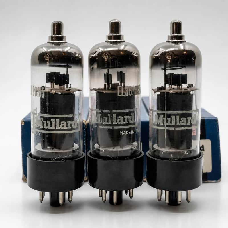 Matched Code-Matched Trio Mullard EL36/6CM5 Made in Italy Vacuum Tubes Bild 1