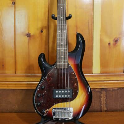 Ernie Ball Music Man Left-handed StingRay5 2005 Vintage Sunburst image 1