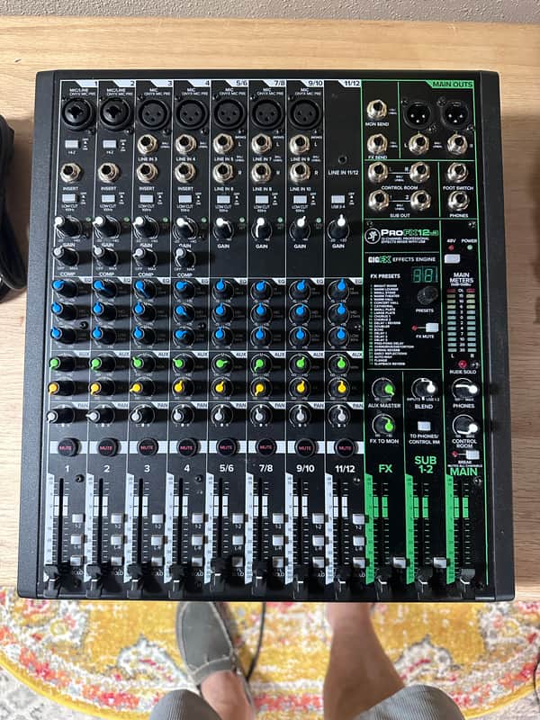 Mackie ProFX12v3 12-Channel Effects Mixer 2020 - Present - Dark Gray image 1